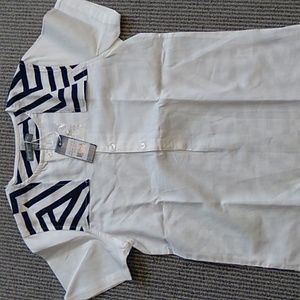 NWT Pompomme boys size 8 dress shirt